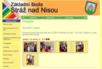 Základní a mateřská škola Stráž nad Nisou - realizované webové stránky - starý design 