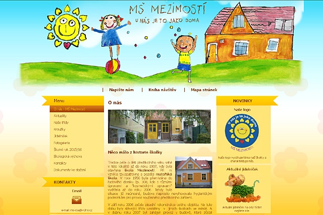 Web MŠ Mezimostí 